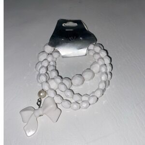 NEW Fiore Fashion Collection White Bracelet